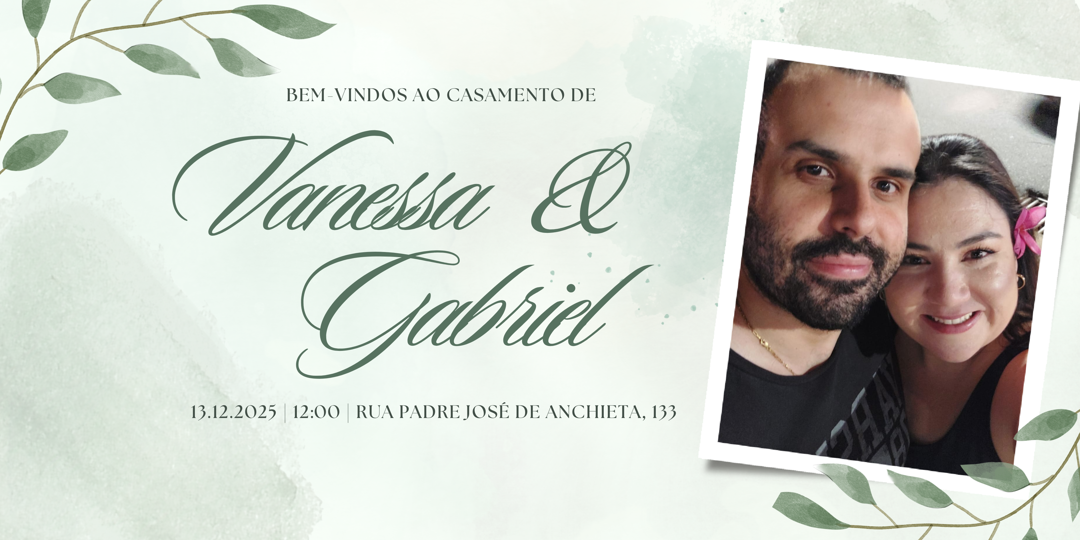 Banner do casamento